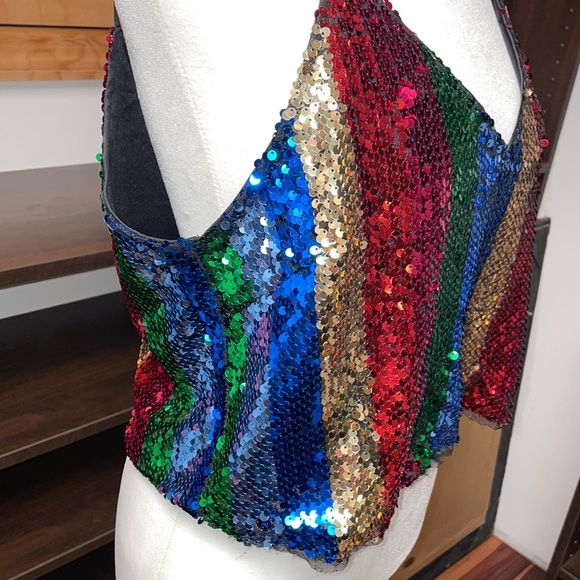 Multicolored sequin tank - Picture 4 of 4